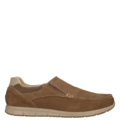 SANDERO Mocassino Comfort Uomo Taupe in Pelle