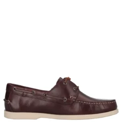 Scarpa da Barca Uomo in Pelle Marrone