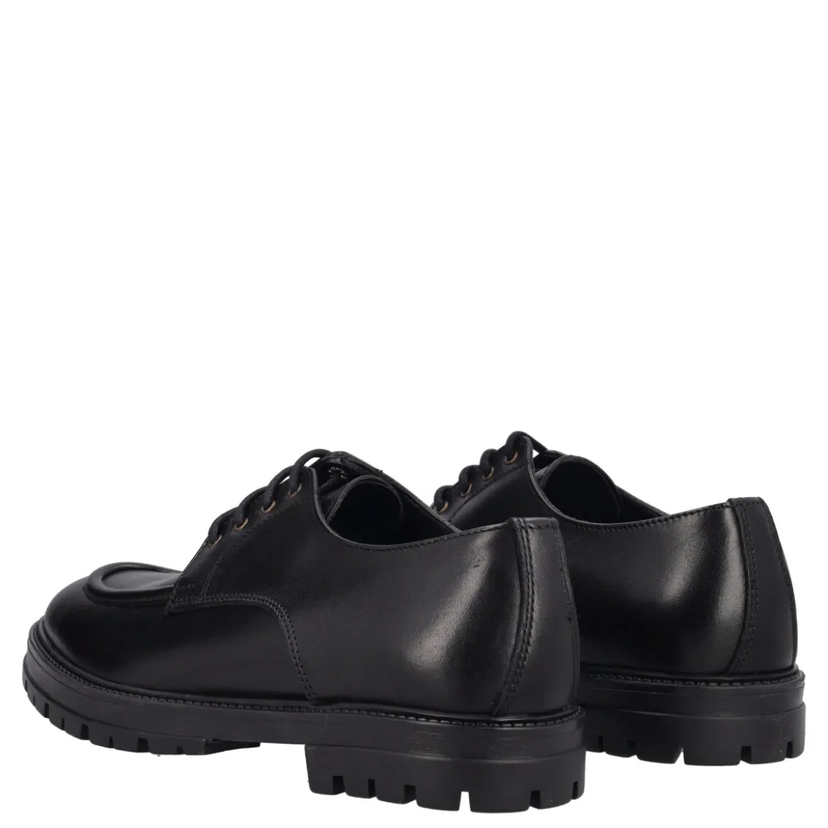 Scarpe eleganti e Cerimonia Uomo Nere in Pelle