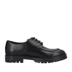 Scarpe eleganti e Cerimonia Uomo Nere in Pelle