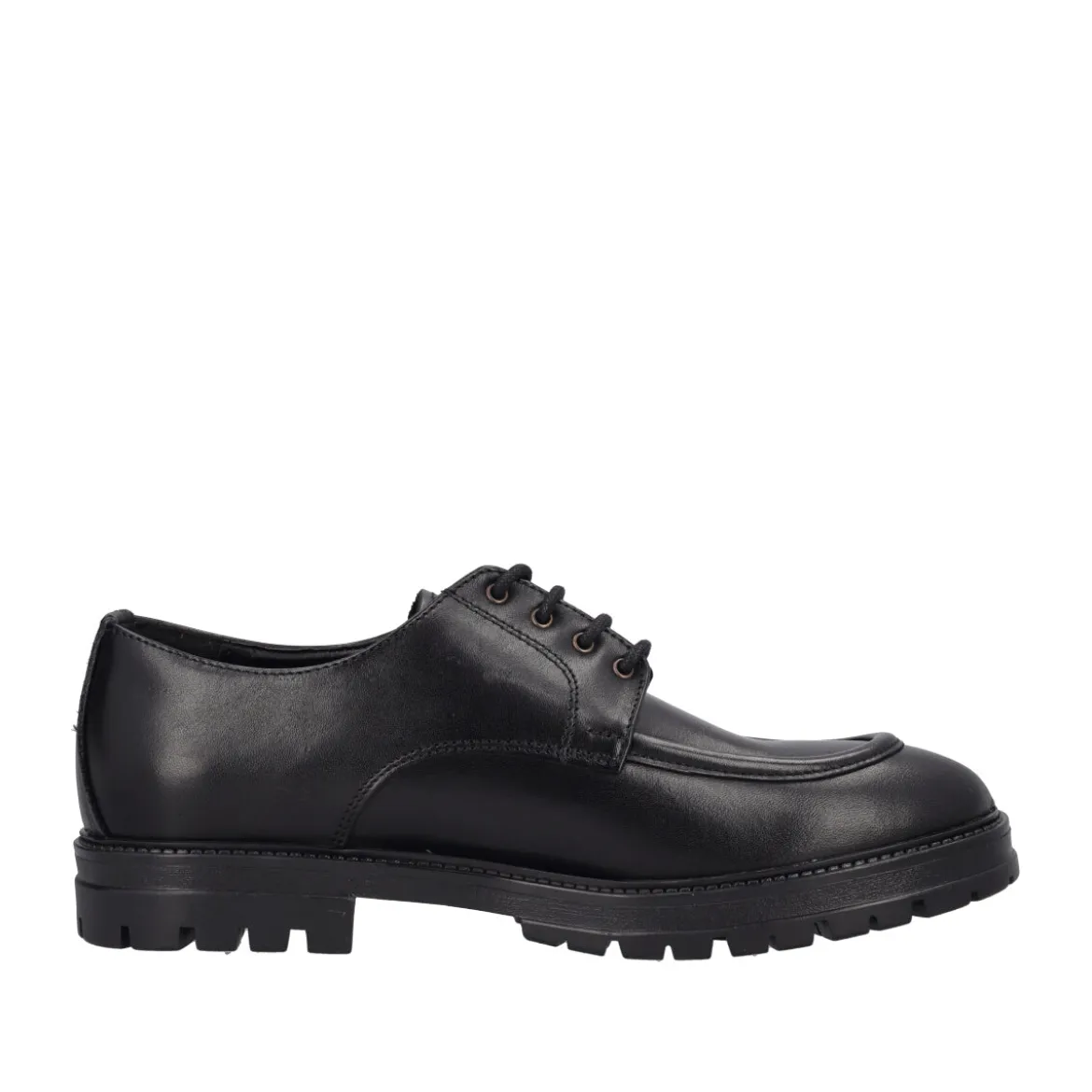 Scarpe eleganti e Cerimonia Uomo Nere in Pelle