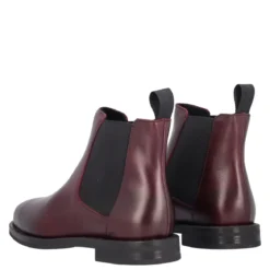 SETA Stivaletti Donna Bordeau in Pelle