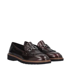 SIMPLY Mocassini Donna Borgogna