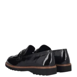 SIMPLY Mocassini Donna Neri in Pelle