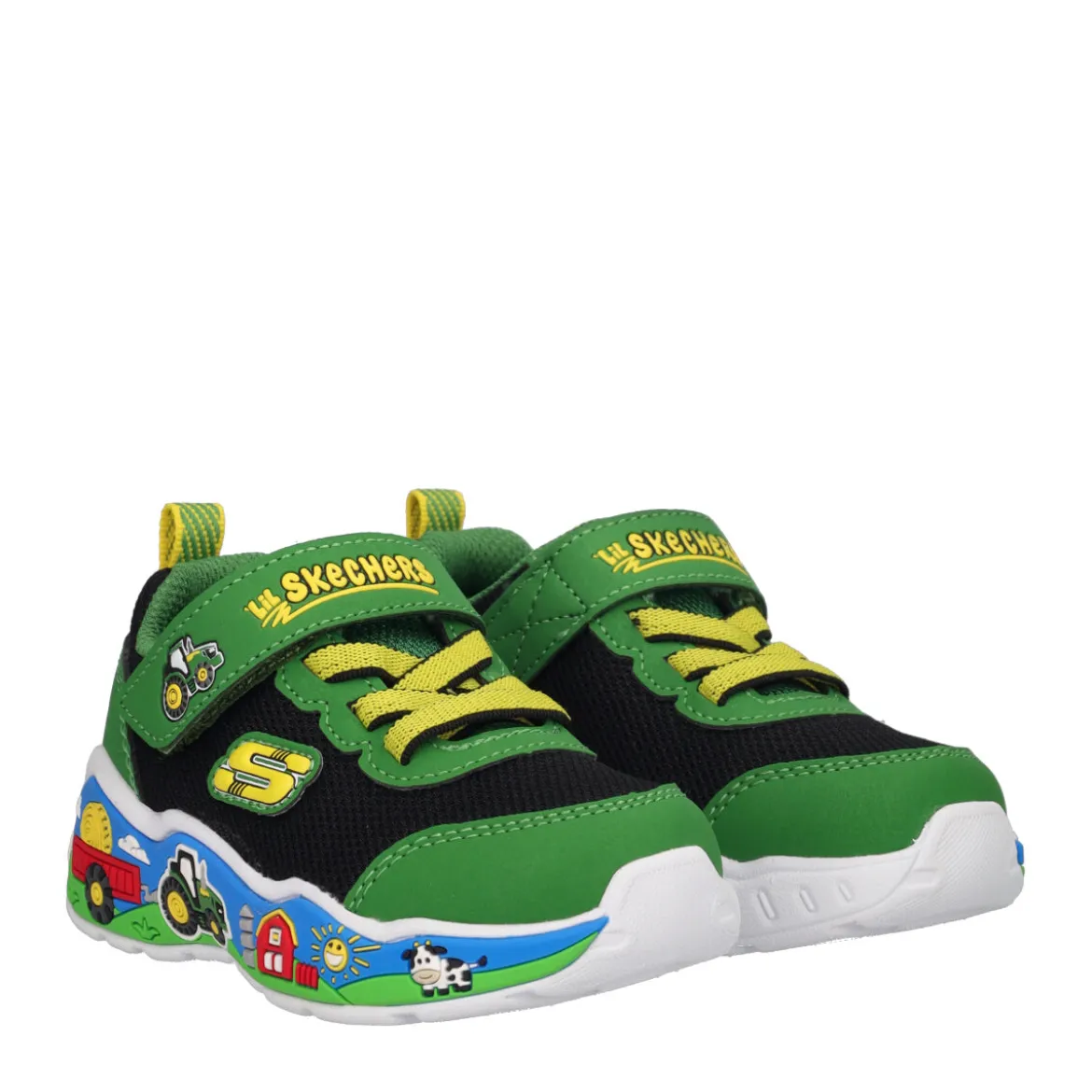 S LIGHTS Sneakers Bambino Verdi con Luci