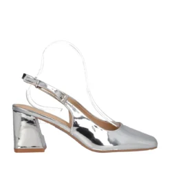 Slingback Donna Argento Alte 7 cm