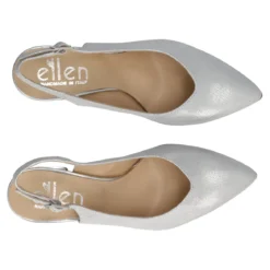 Slingback Donna Argento Alte 6 cm