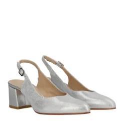 Slingback Donna Argento Alte 6 cm