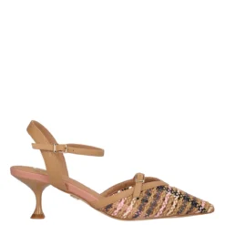 Slingback Donna Beige e Rosa