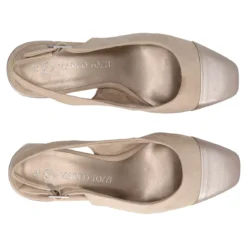 Slingback Donna Beige Oro