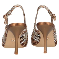 Slingback Donna Bronzo, Argento e Oro