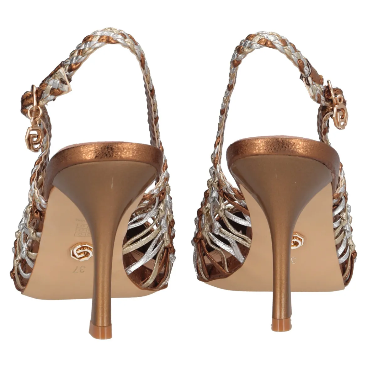 Slingback Donna Bronzo, Argento e Oro