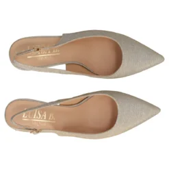 Slingback Donna Champagne