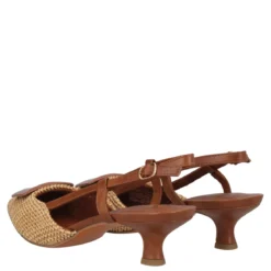Slingback Donna Cognac