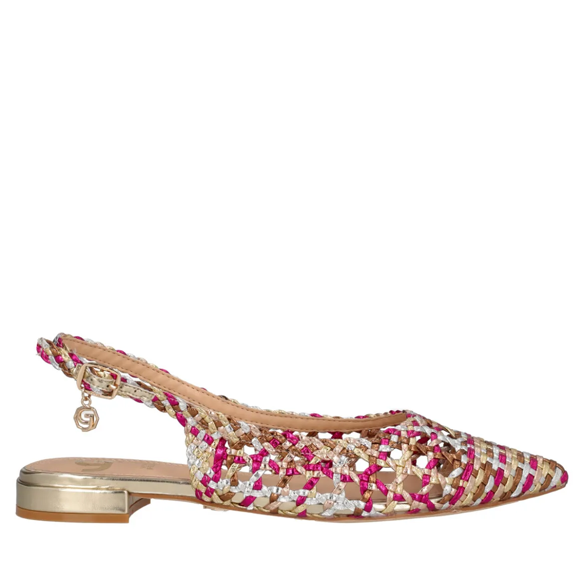 Slingback Donna Multicolor e Metallizzato