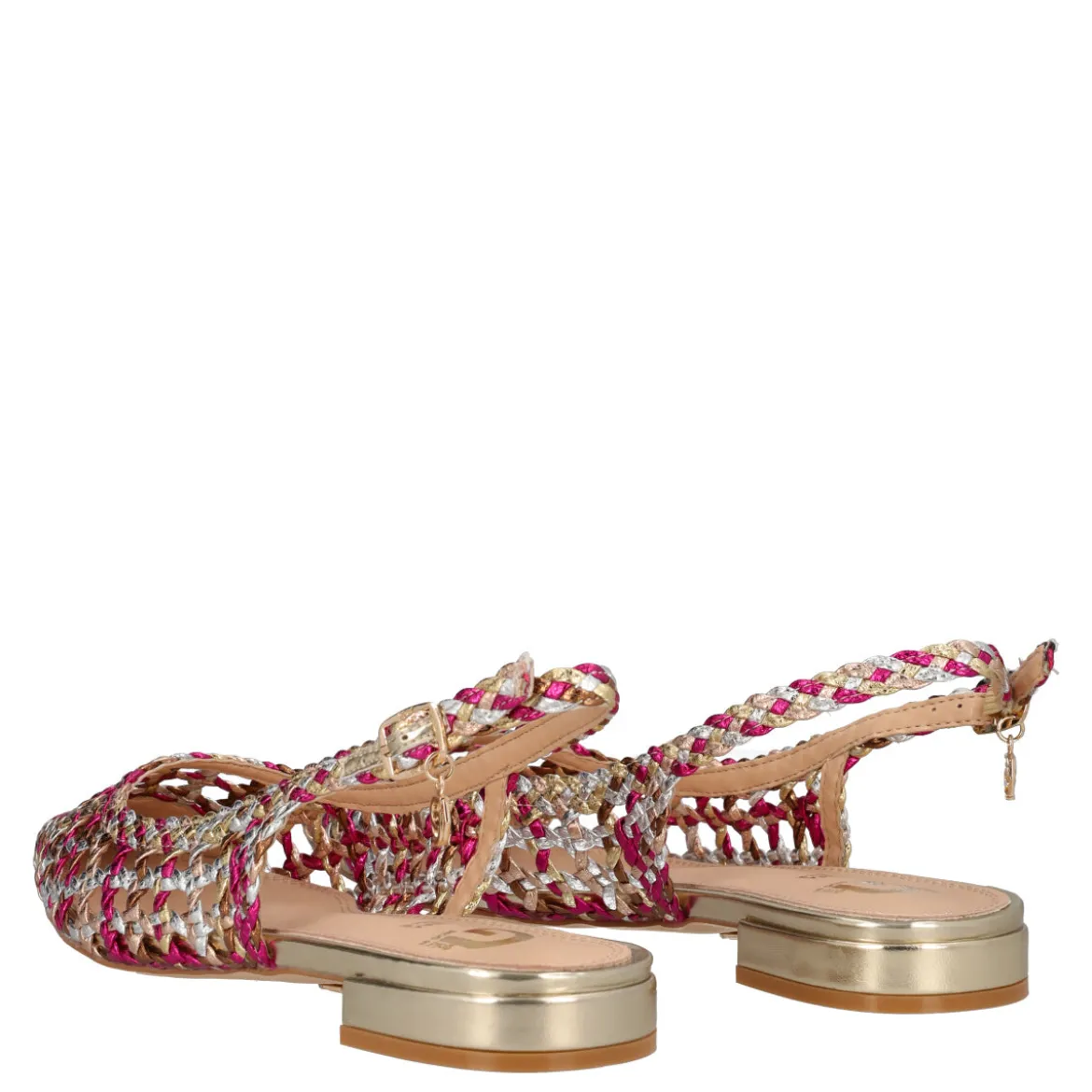Slingback Donna Multicolor e Metallizzato