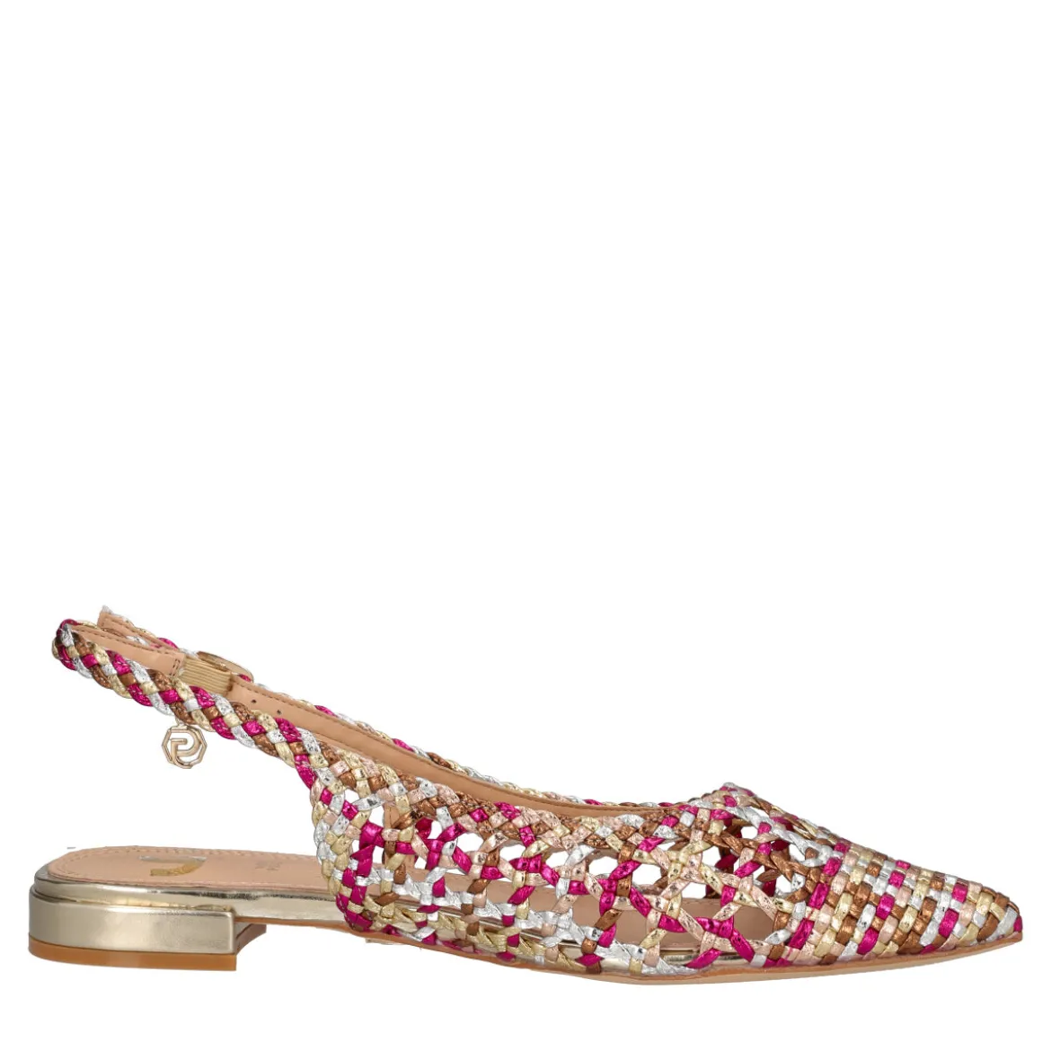Slingback Donna Multicolor e Metallizzato