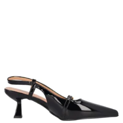 Slingback Donna Nere in Vernice