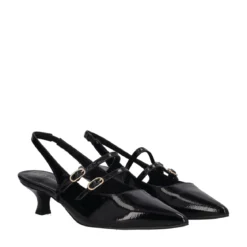 Slingback Donna Nere Lucide