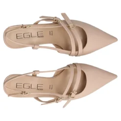 Slingback Donna Nude