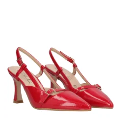 Slingback Donna Rosse Vernice