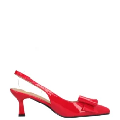 Slingback Donna Rosso Vernice