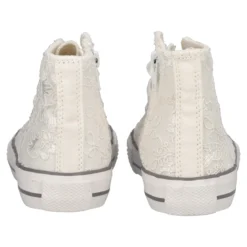 Sneakers Alta Bambina Bianche