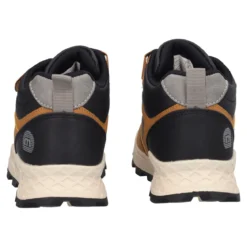 Sneakers Alta Bambino Camel e Nere