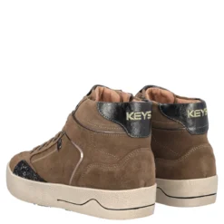 Sneakers Alta Donna Taupe con Rialzo interno
