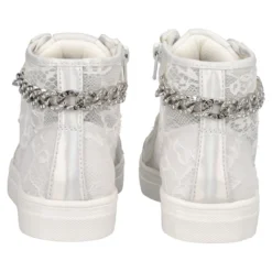Sneakers Alte Bambina Bianche
