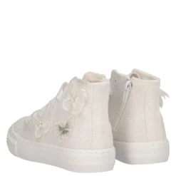 Sneakers Alte Bambina Bianche