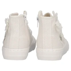 Sneakers Alte Bambina Bianche