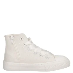 Sneakers Alte Bambina Bianche