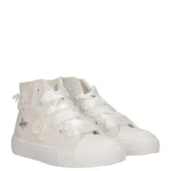 Sneakers Alte Bambina Bianche