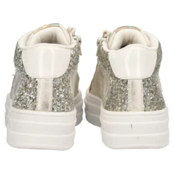 Sneakers alte Bambina Oro e Argento