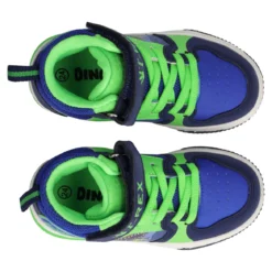 Sneakers Alte Bambino Blu e Verdi con Luci