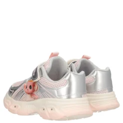 Sneakers Bambina Argento con Luci