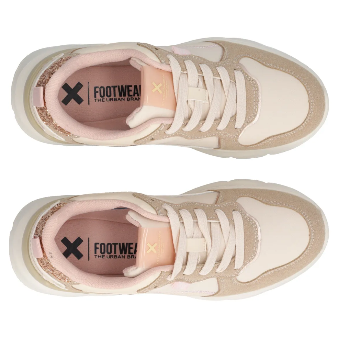 Sneakers Bambina Beige