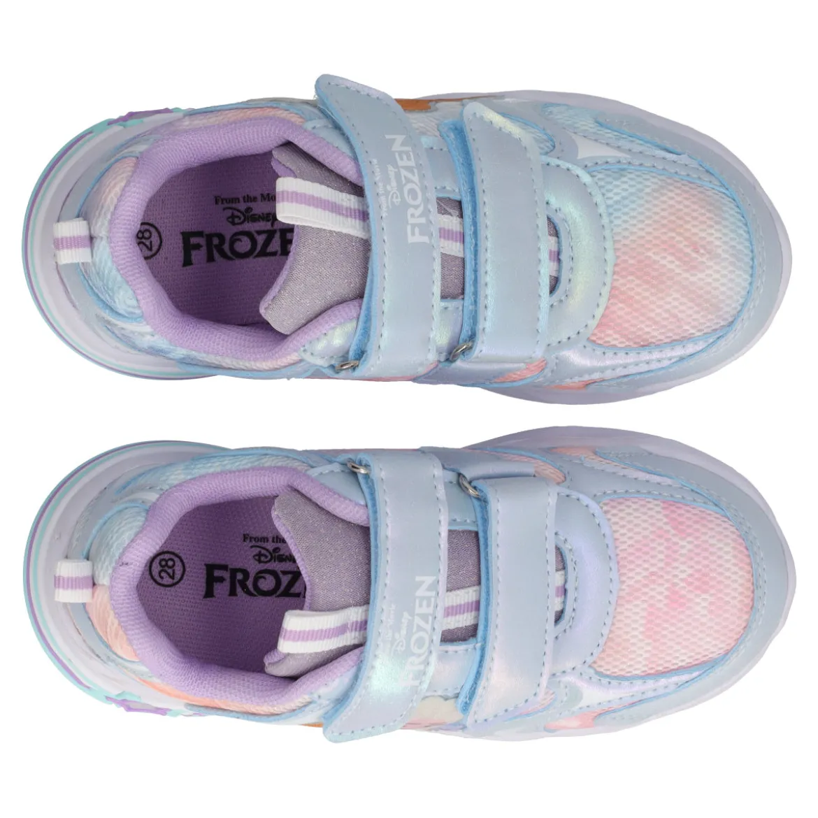 Sneakers Bambina Frozen Lilla con Luci