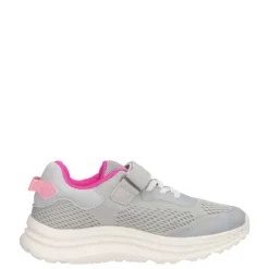 Sneakers Bambina Grigie e Fuxia