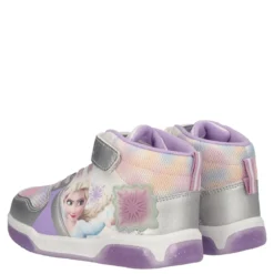 Sneakers Bambina Lilla e Argento con Luci