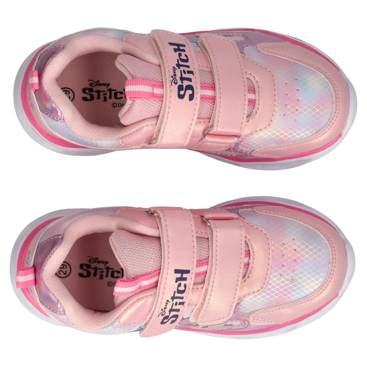 Sneakers Bambina Lillo e Stitch Rosa