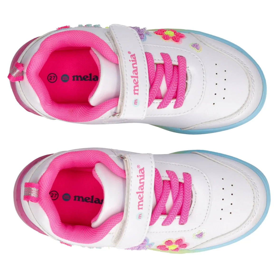 Sneakers Bambina Multicolor con Luci