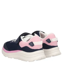 Sneakers Bambina Nere e Rosa