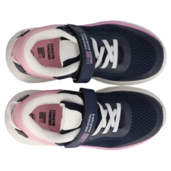 Sneakers Bambina Nere e Rosa
