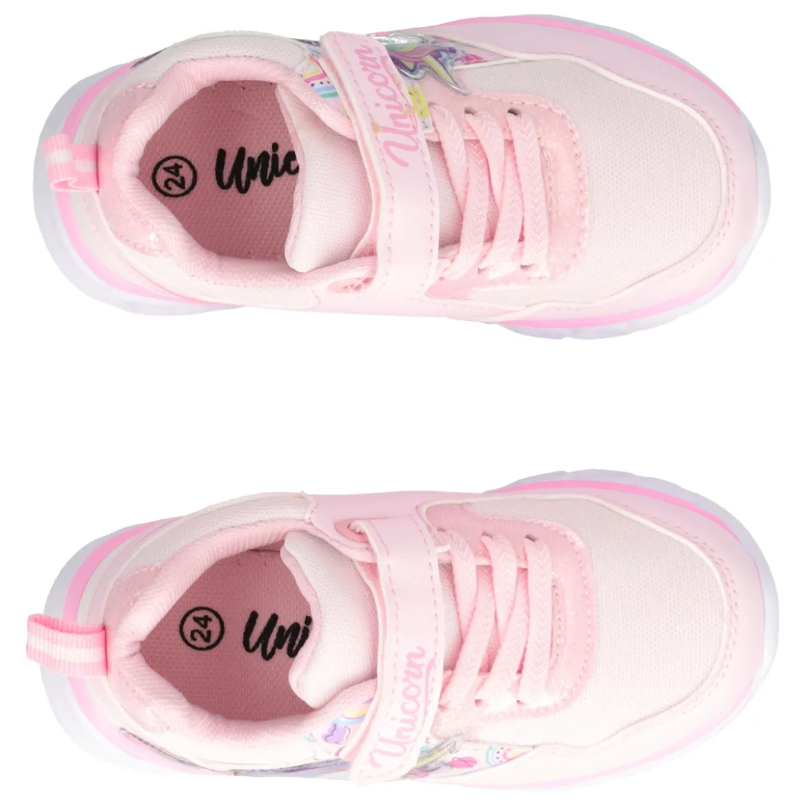 Sneakers Bambina Rosa con Luci