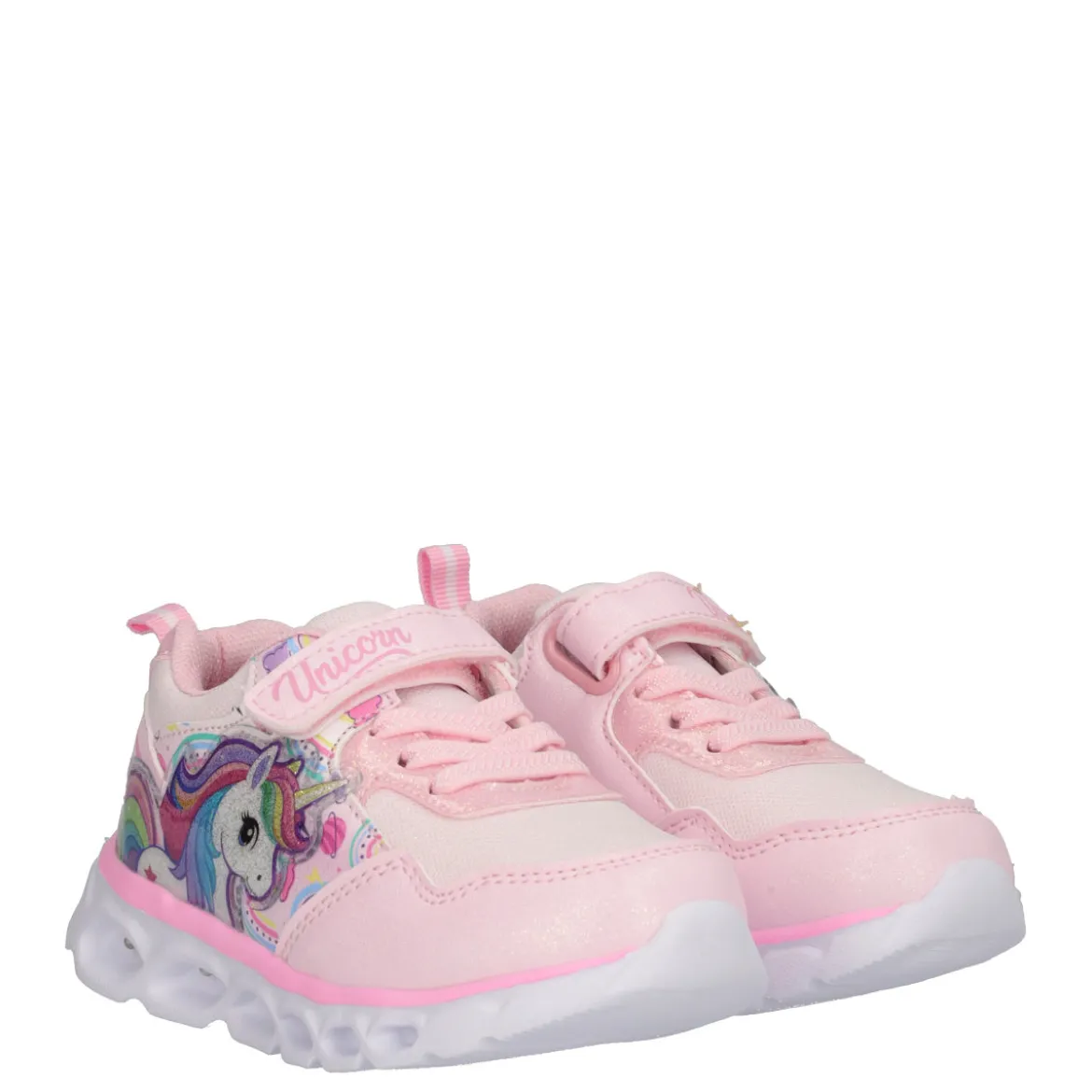 Sneakers Bambina Rosa con Luci