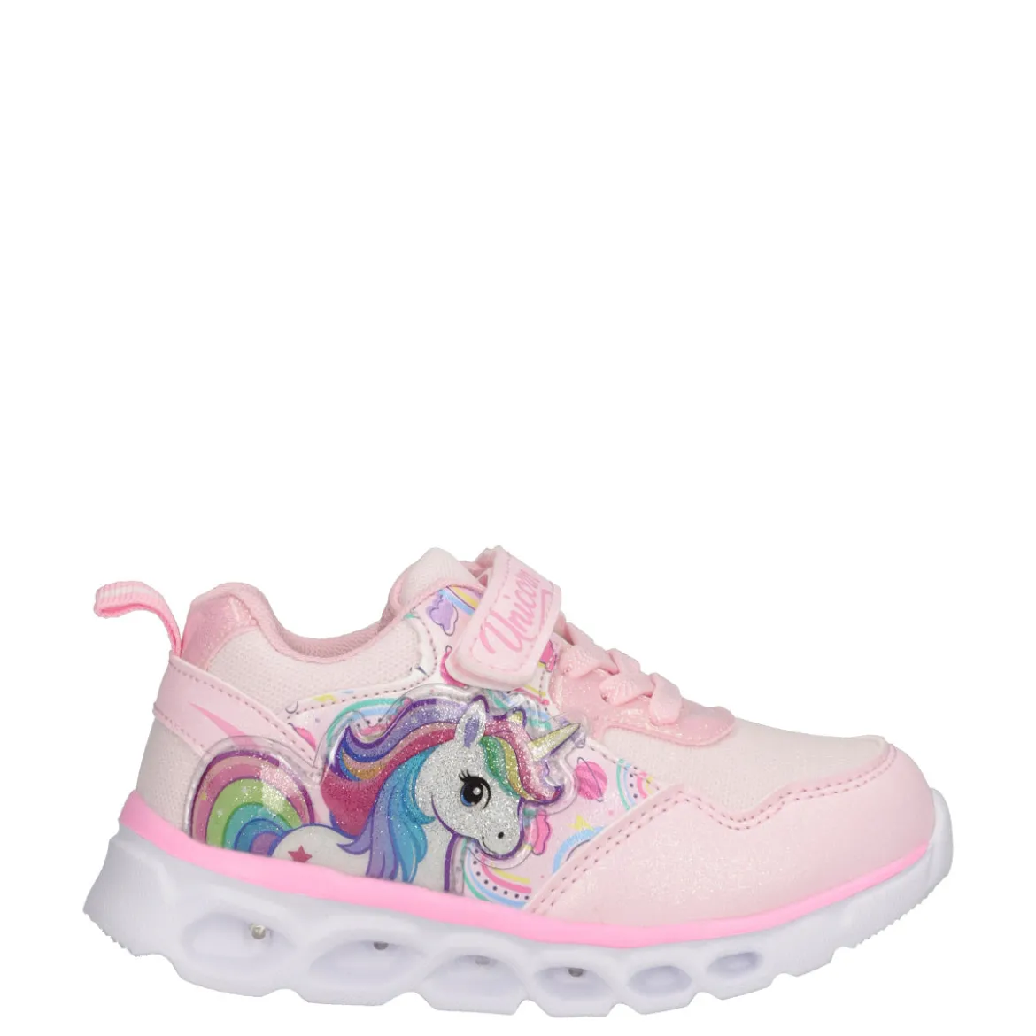 Sneakers Bambina Rosa con Luci