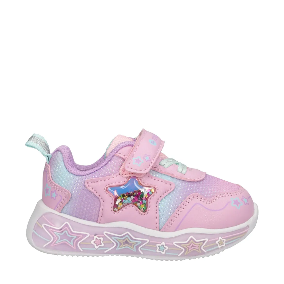 Sneakers Bambina Rosa e Lilla con Luci