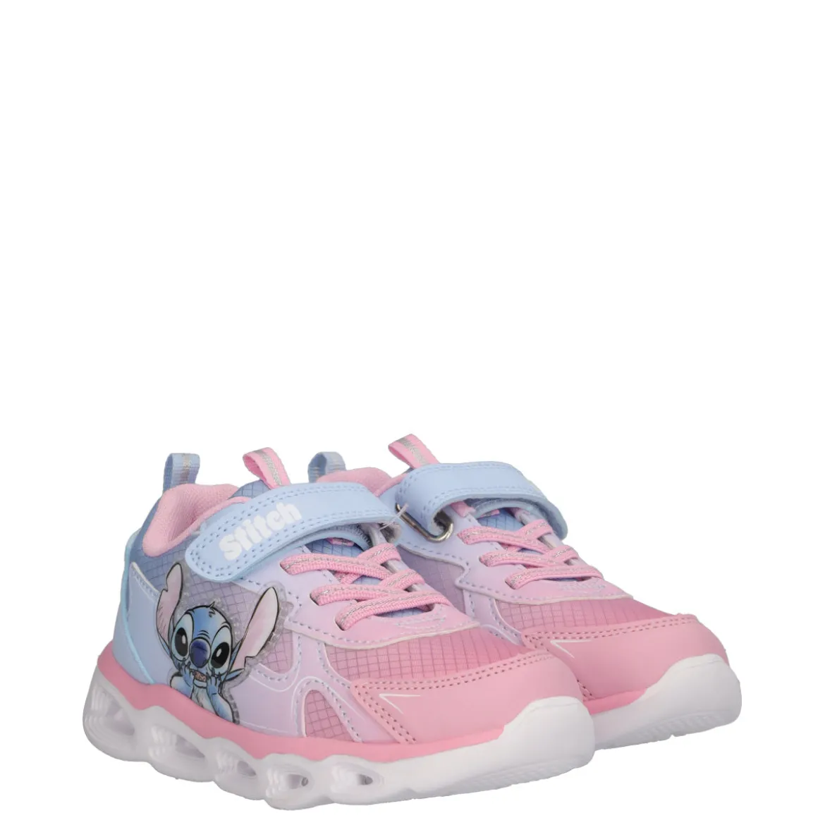 Sneakers Bambina Rosa Lilo & Stitch con Luci